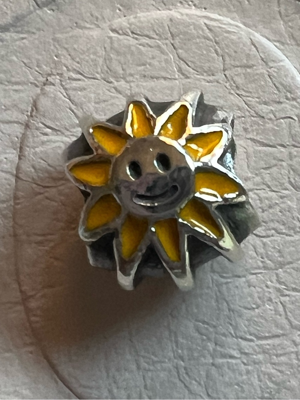 Pandora Retired Smiling Sun Charm